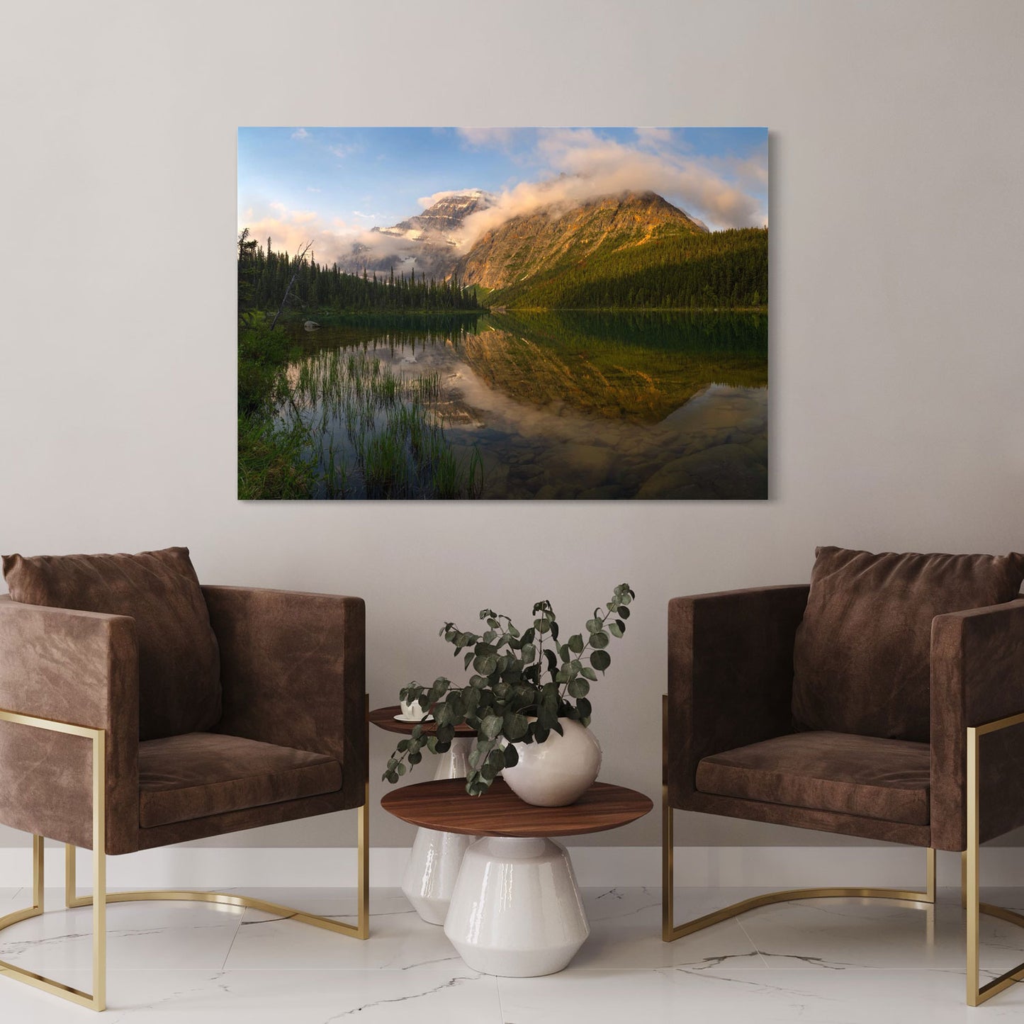 Mt. Edith Cavell Reflected