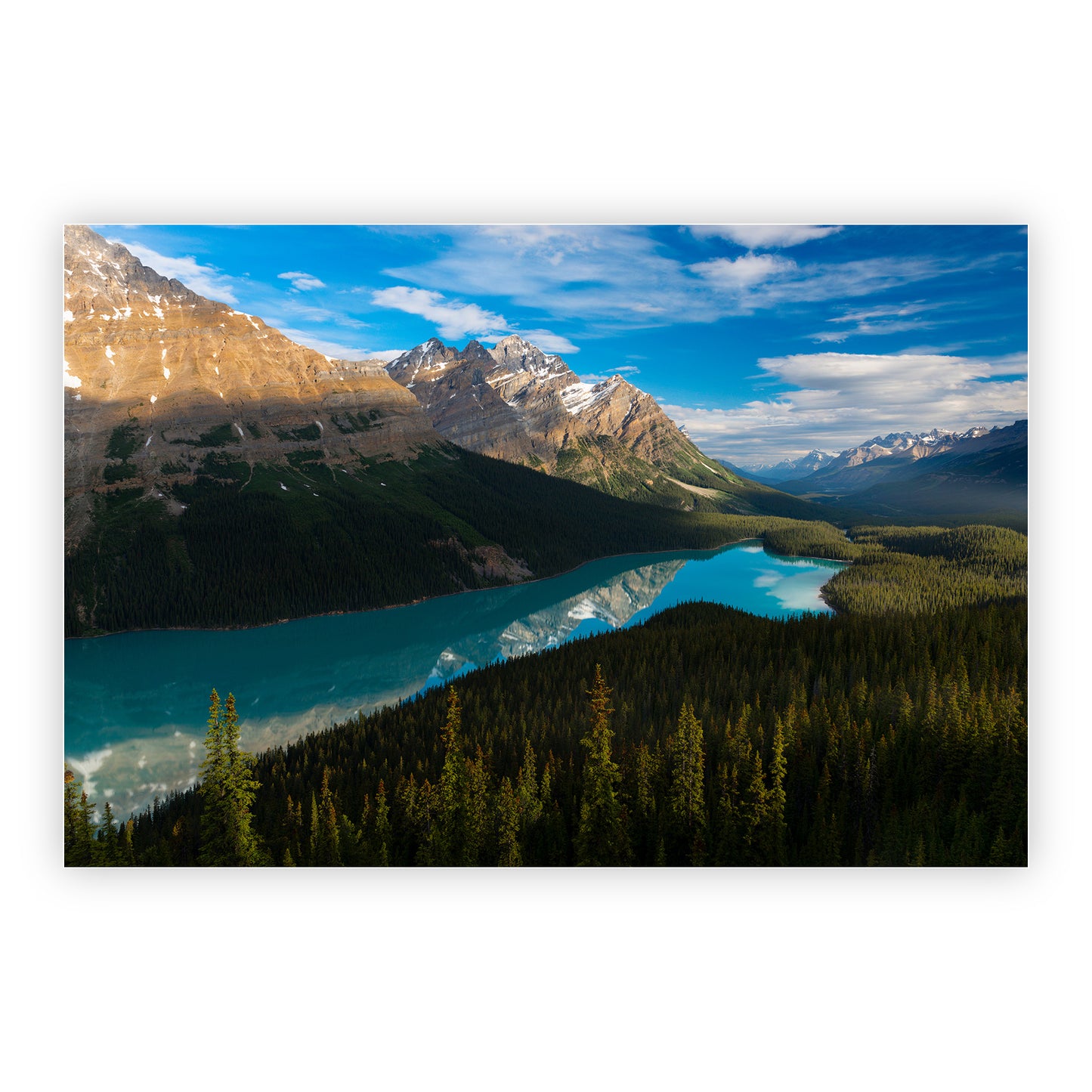 Peyto Lake Spring Morning