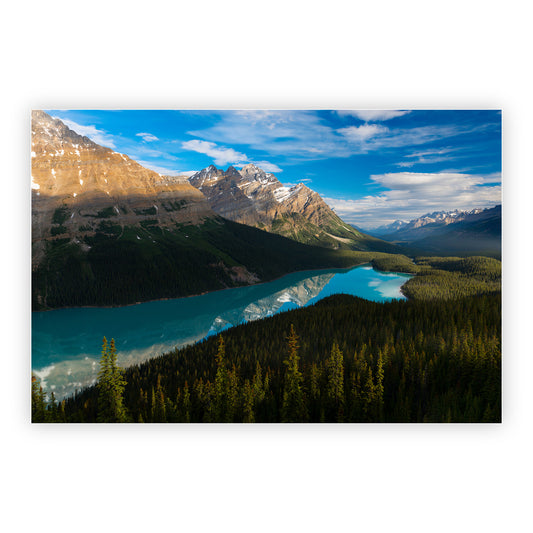 Peyto Lake Spring Morning
