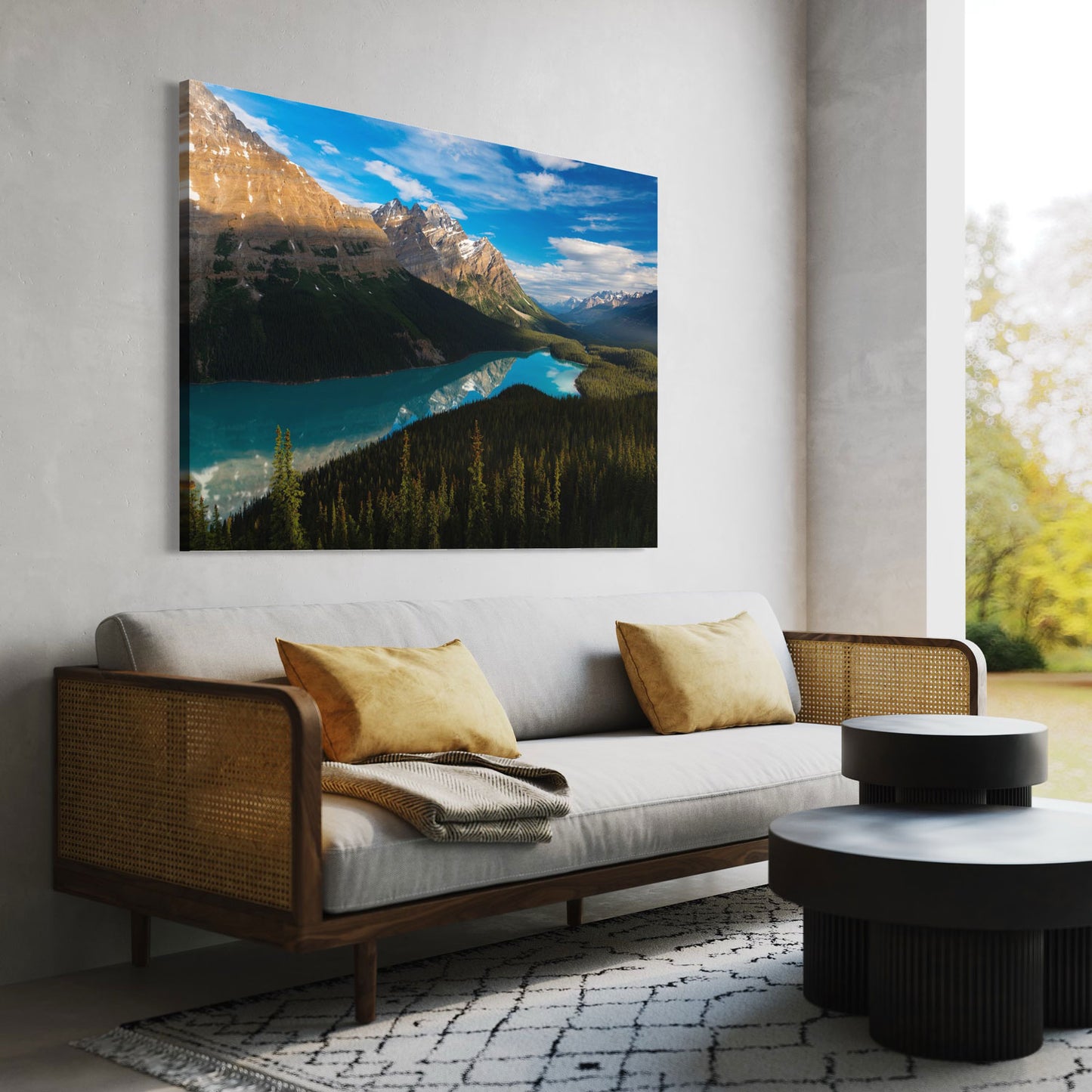 Peyto Lake Spring Morning