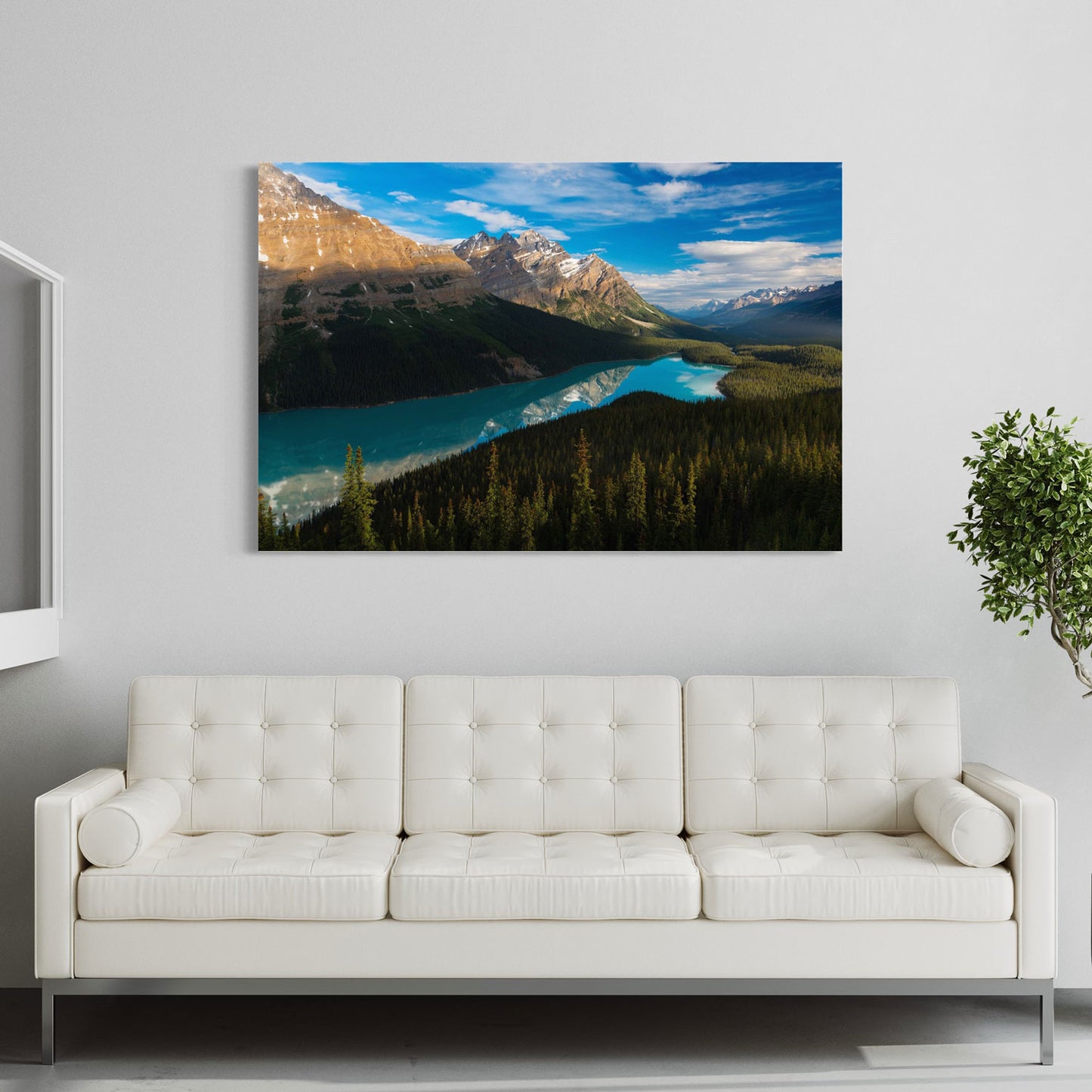 Peyto Lake Spring Morning