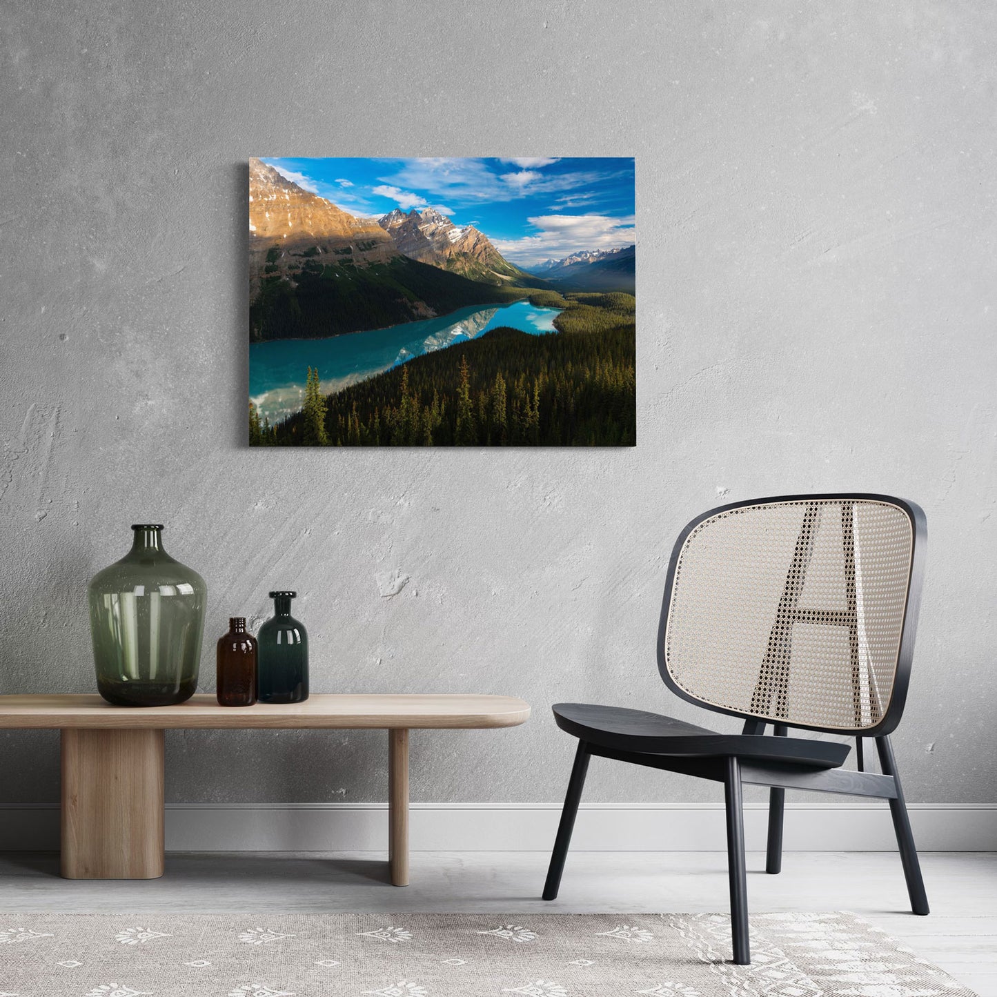 Peyto Lake Spring Morning